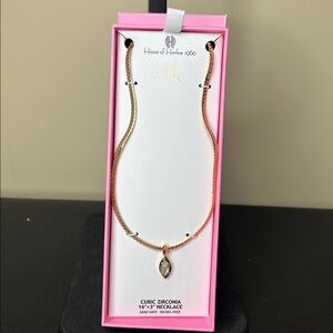 House of Harlow 1960 | Cubic Zirconia Pendant Necklace